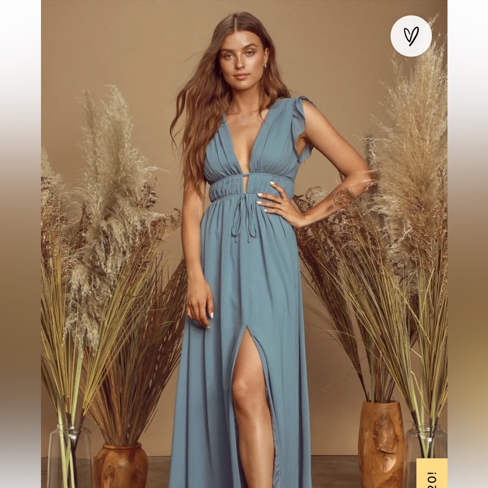 Lulus I’m All Yours Dress - Slate Blue - Size XS - NWT